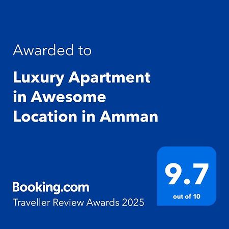 Luxury Apartment In Awesome Location In Аман Екстериор снимка